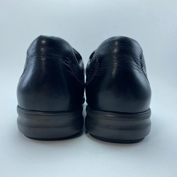 JOHNSTON & MURPHY “Lanning” SlipOn Black Leather Shoes Men’s Size 8.5 main image 7